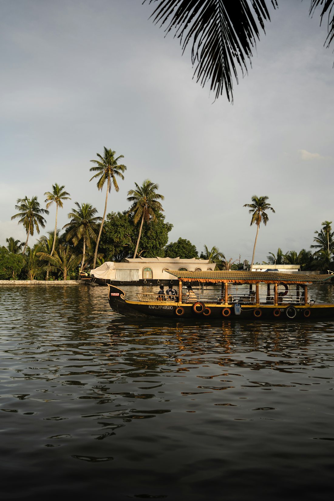 A houseboat on the Kerala backwaters